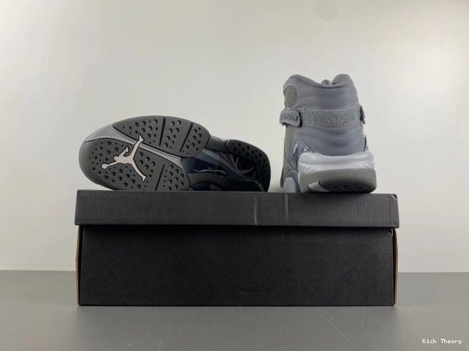 Kicktheory Grey Retro 8 305381-014 Jordan Cool 0730